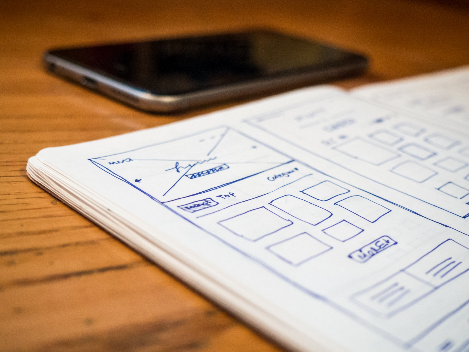 Webseiten-Mockup